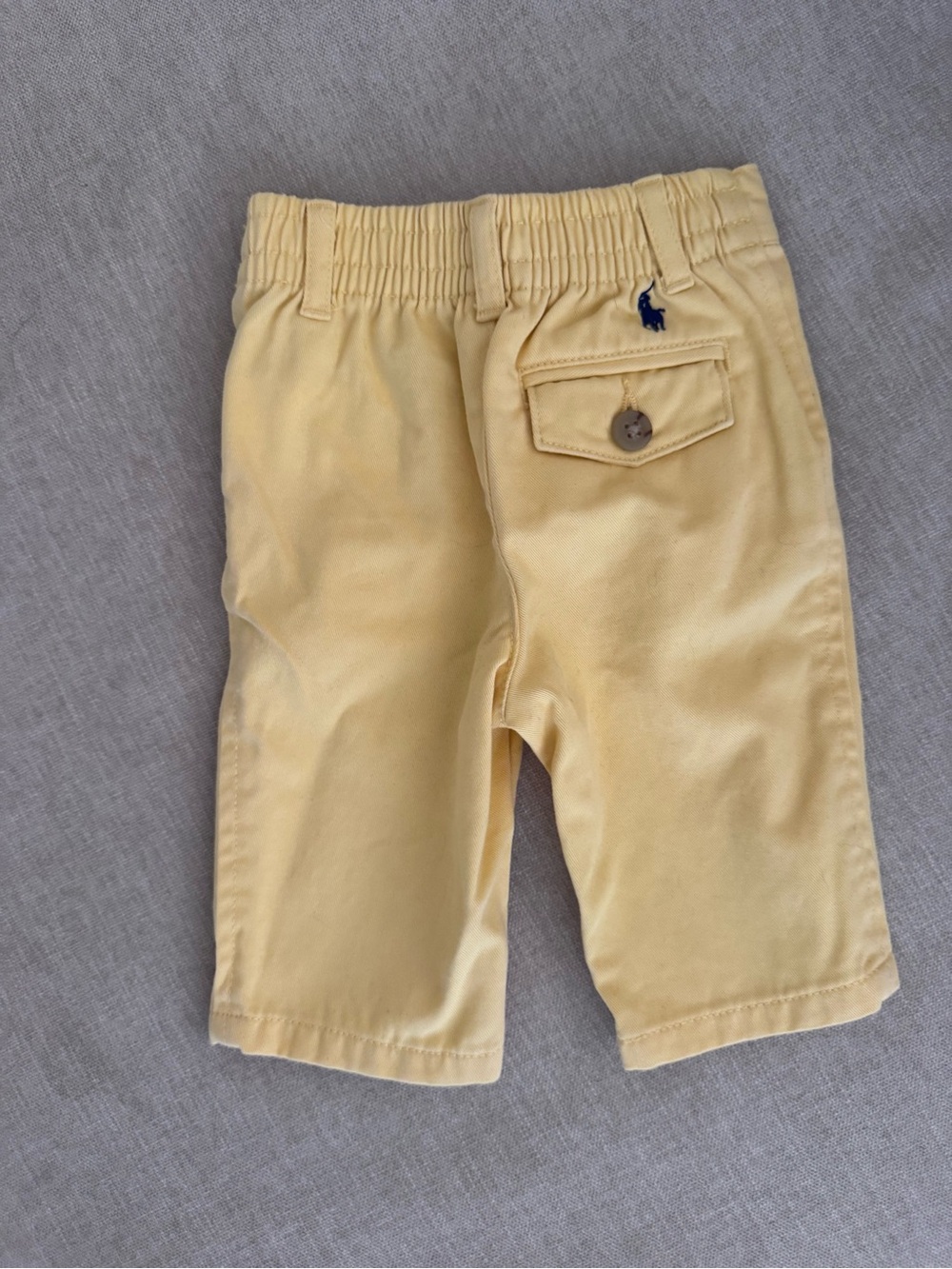 Ralph Lauren Pale Yellow Kids Chino Shorts